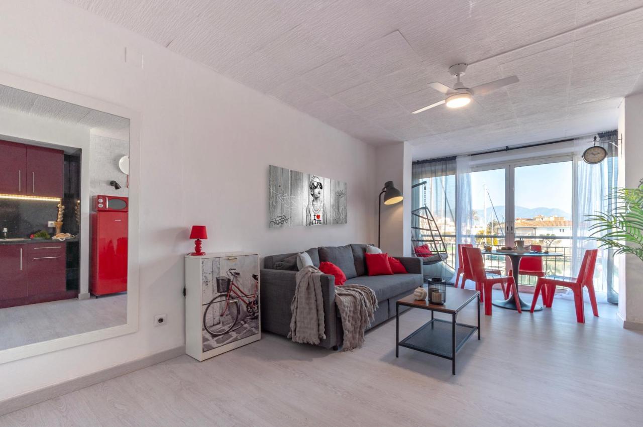 Estudio En 1ª Linea Con Vistas Al Puerto Deportivo By Insidehome Empuriabrava Eksteriør bilde